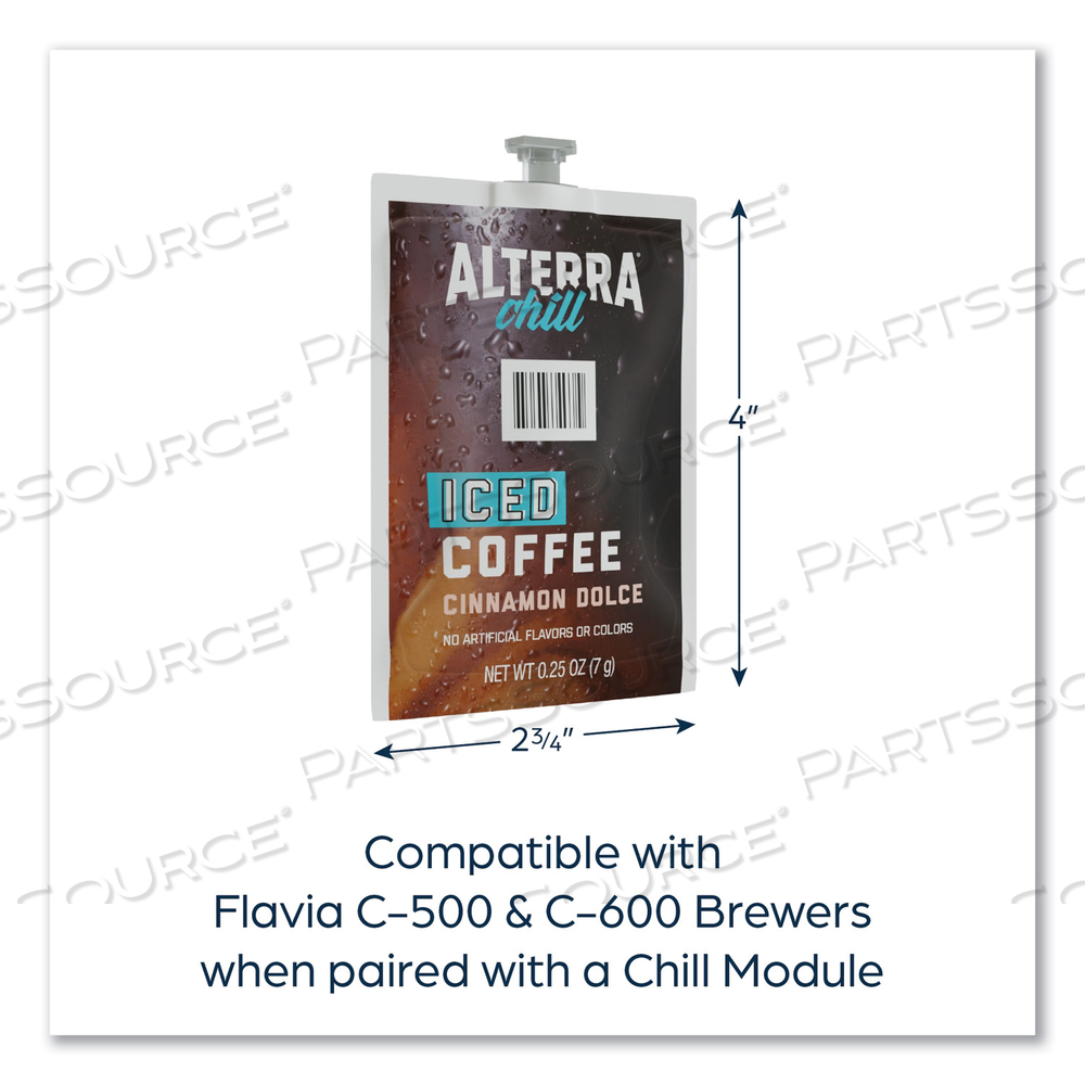 ALTERRA CINNAMON DOLCE ICED COFFEE FRESHPACK, ICED CINNAMON DOLCE, 0.25 OZ POUCH by FLAVIA