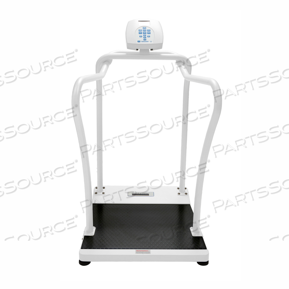 1000LB CAPACITY 0.2LB RESOLUTION 100-240V ADAPTER DIGITAL PLATFORM SCALE by Health O Meter Professional Scales