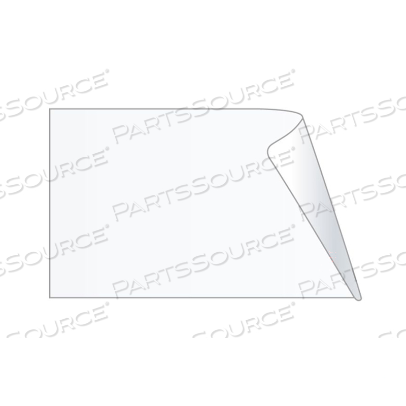 LABEL PROTECTOR, EXTRA PERMANENT ADHESIVE, 2-5/8IN WIDTH, 4IN HEIGHT, CLEAR, POLYESTER, -40 TO +302 TEMPERATURE RANGE by United Ad Label