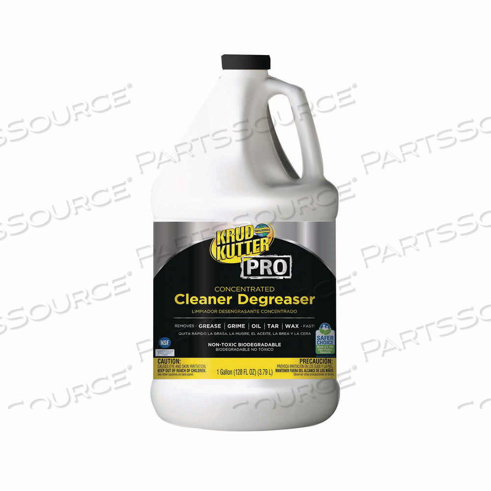 CONCENTRATED CLEANER DEGREASER, 1 GAL BOTTLE by Krud Kutter CONCENTRATED CLEANER DEGREASER, 1 GAL BOTTLE by Krud Kutter