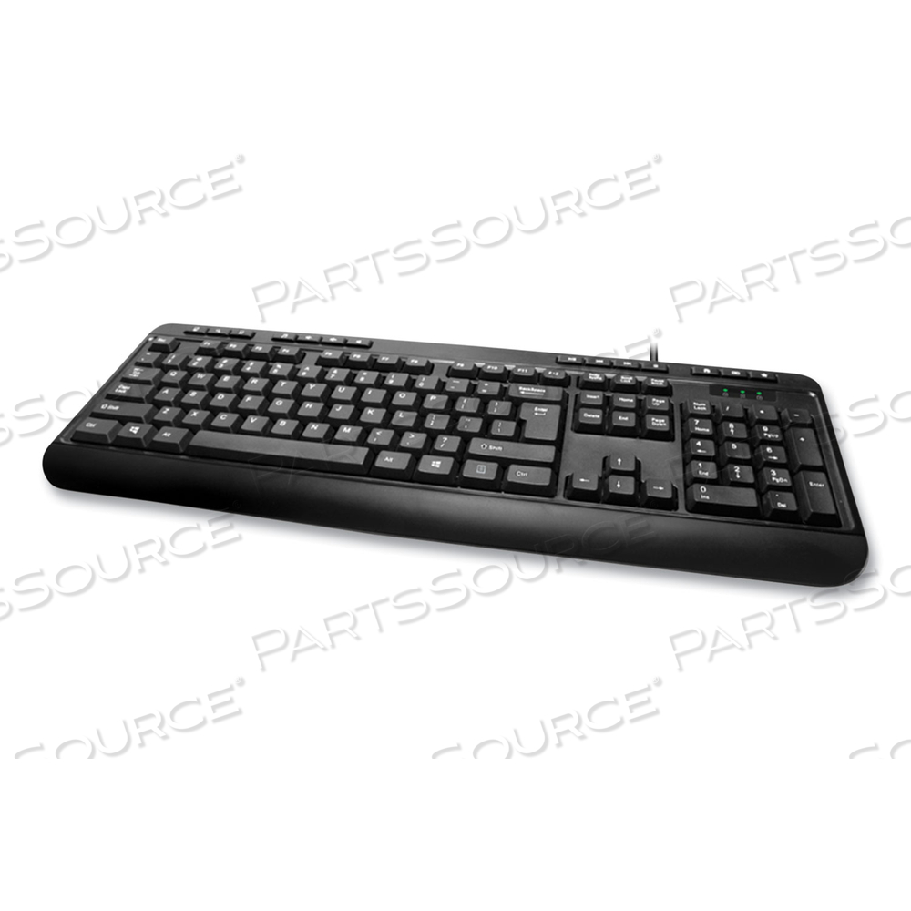 AKB132UB 118-KEY MM DESKTOP USB KEYBOARD, BLACK by Adesso, Inc.