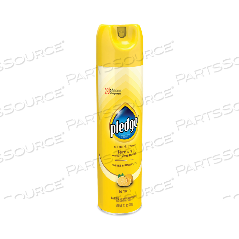 FURNITURE POLISH, LEMON, 9.7 OZ AEROSOL SPRAY by Pledge