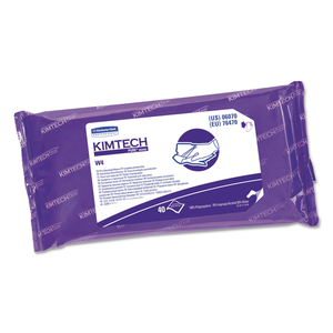 W4 PRESAT ALCOHOL WIPERS, 70% IPA, 9 X 11, WHITE by Kimtech W4 PRESAT ALCOHOL WIPERS, 70% IPA, 9 X 11, WHITE by Kimtech