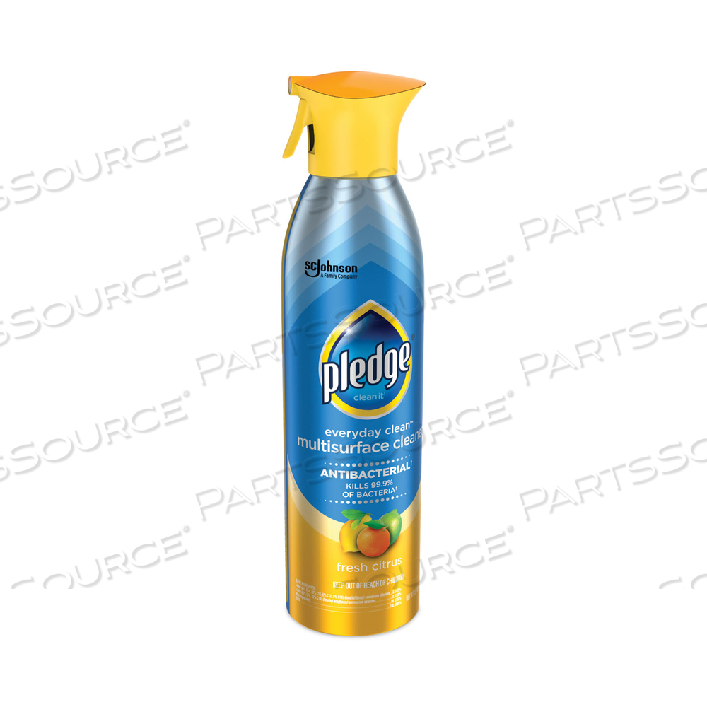 MULTI SURFACE ANTIBACTERIAL EVERYDAY CLEANER, 9.7 OZ AEROSOL SPRAY by Pledge