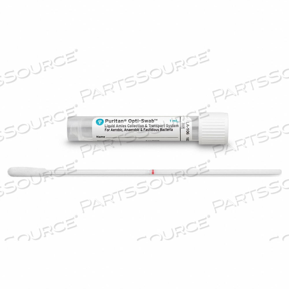 TRANSPORT VIAL 1 ML 12 MM DIA PK300 by Puritan TRANSPORT VIAL 1 ML 12 MM DIA PK300 by Puritan