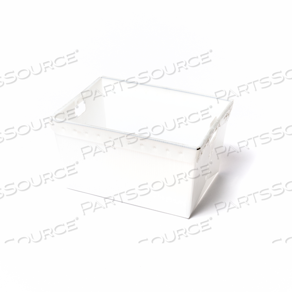 CORRUGATED PLASTIC NESTABLE TOTE, 24X17-1/2X13, NATURAL by Minnesota Diversified Industries