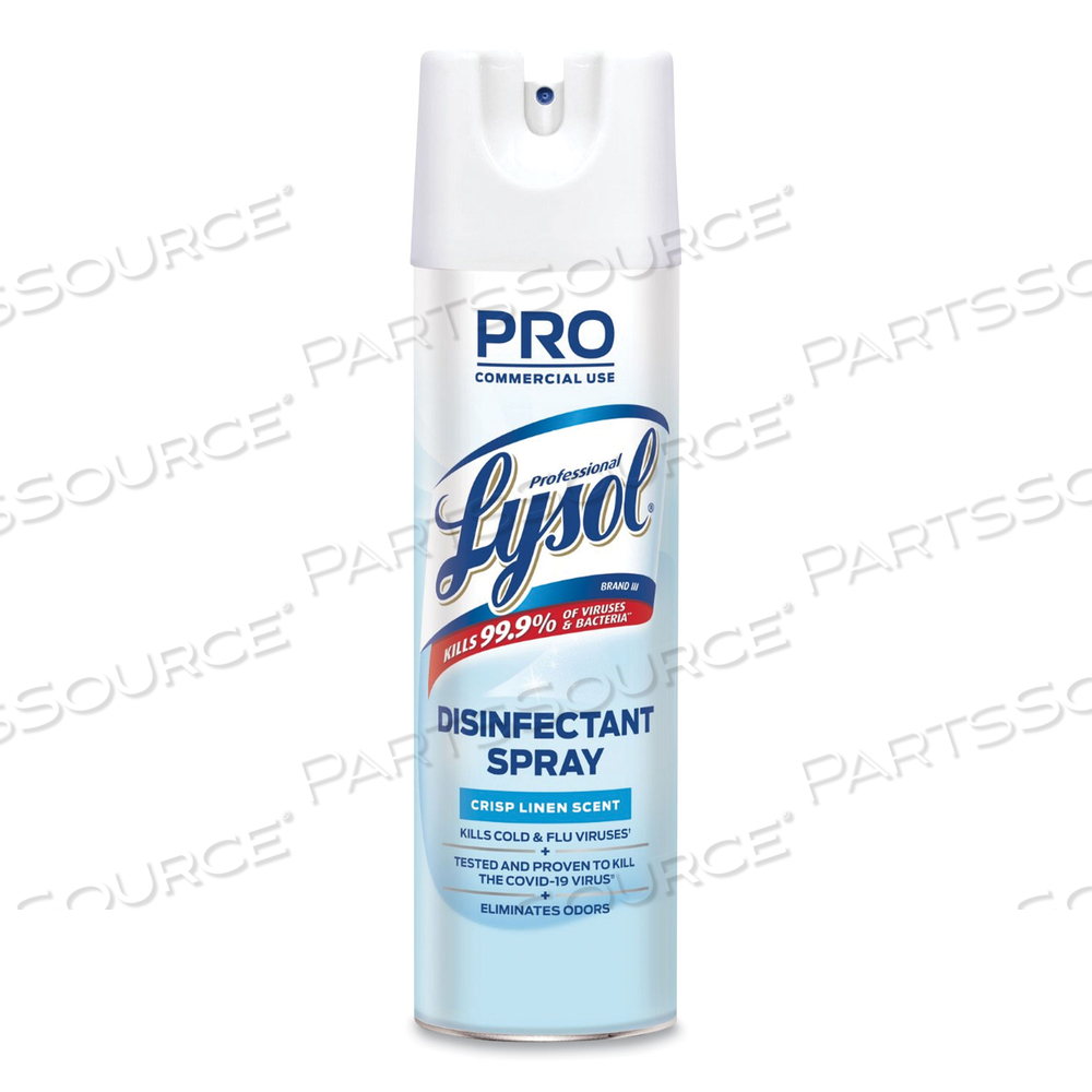 DISINFECTANT SPRAY, CRISP LINEN, 19 OZ AEROSOL SPRAY by Lysol