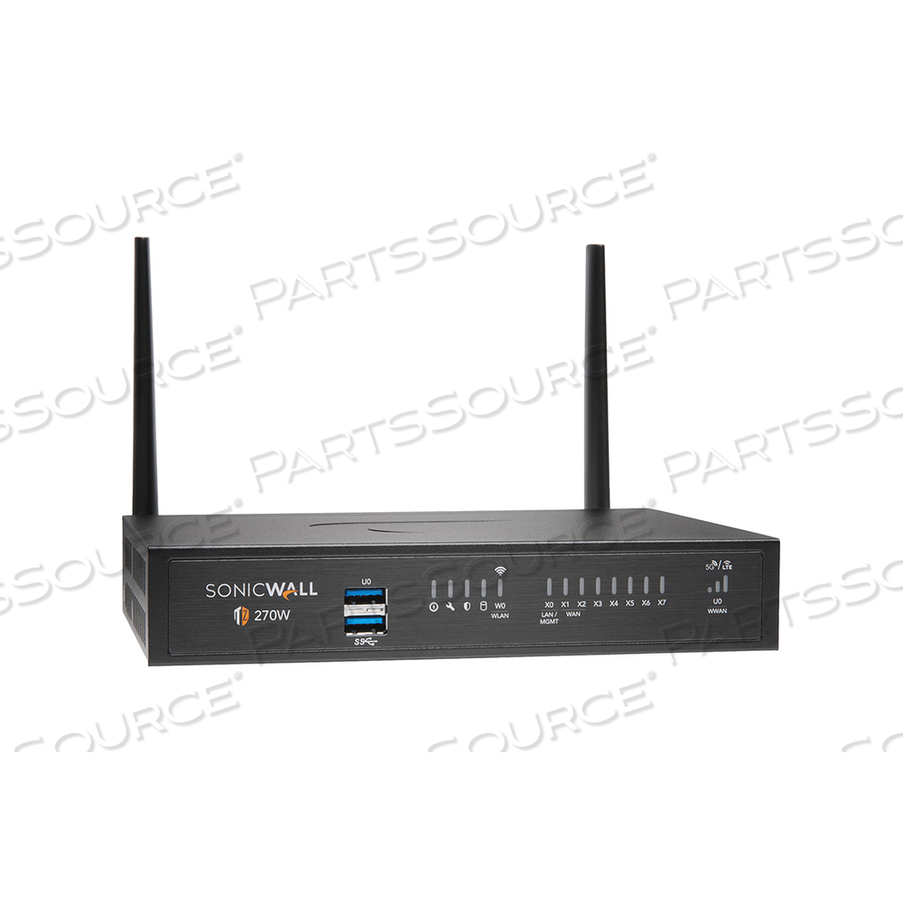 SONICWALL TZ270W, ADVANCED EDITION, SECURITY APPLIANCE, WI-FI 5, WITH 1 YEAR TOTALSECURE by Sonicwall SONICWALL TZ270W, ADVANCED EDITION, SECURITY APPLIANCE, WI-FI 5, WITH 1 YEAR TOTALSECURE by Sonicwall