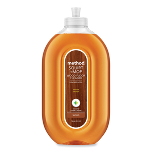 SQUIRT + MOP WOOD FLOOR CLEANER, ALMOND SCENT, 25 OZ SQUIRT BOTTLE, 6/CARTON by Method