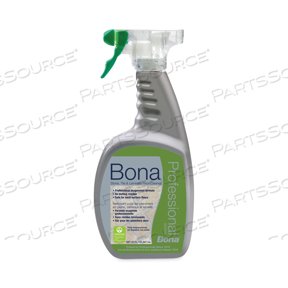 STONE, TILE AND LAMINATE FLOOR CLEANER, FRESH SCENT, 32 OZ SPRAY BOTTLE by Bona STONE, TILE AND LAMINATE FLOOR CLEANER, FRESH SCENT, 32 OZ SPRAY BOTTLE by Bona
