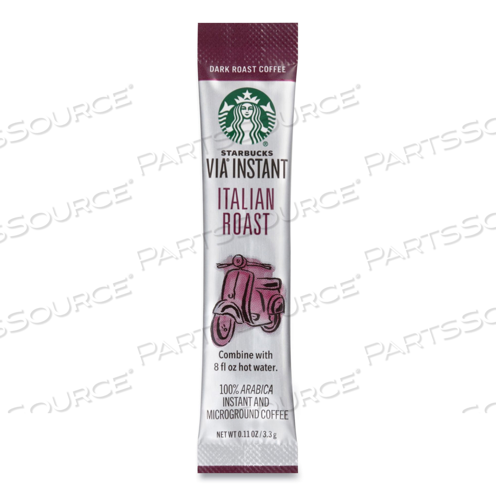 VIA READY BREW COFFEE, 0.11 OZ, ITALIAN ROAST, 8 PACKETS/BAG by Starbucks