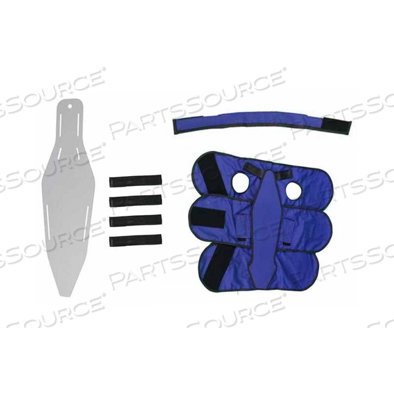 48 L X 11IN W (6-12 YEARS OLD) LARGE PAPOOSE BOARD FOR MRI SAFE RADIOLUCENT by Universal Medical Inc. 48 L X 11IN W (6-12 YEARS OLD) LARGE PAPOOSE BOARD FOR MRI SAFE RADIOLUCENT by Universal Medical Inc.