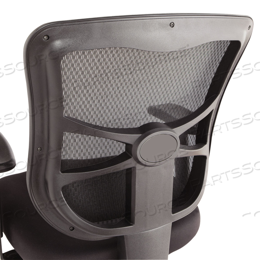 ALERA ELUSION SERIES MESH MID-BACK MULTIFUNCTION CHAIR, SUPPORTS UP TO 275 LB, 17.7" TO 21.4" SEAT HEIGHT, BLACK by Alera