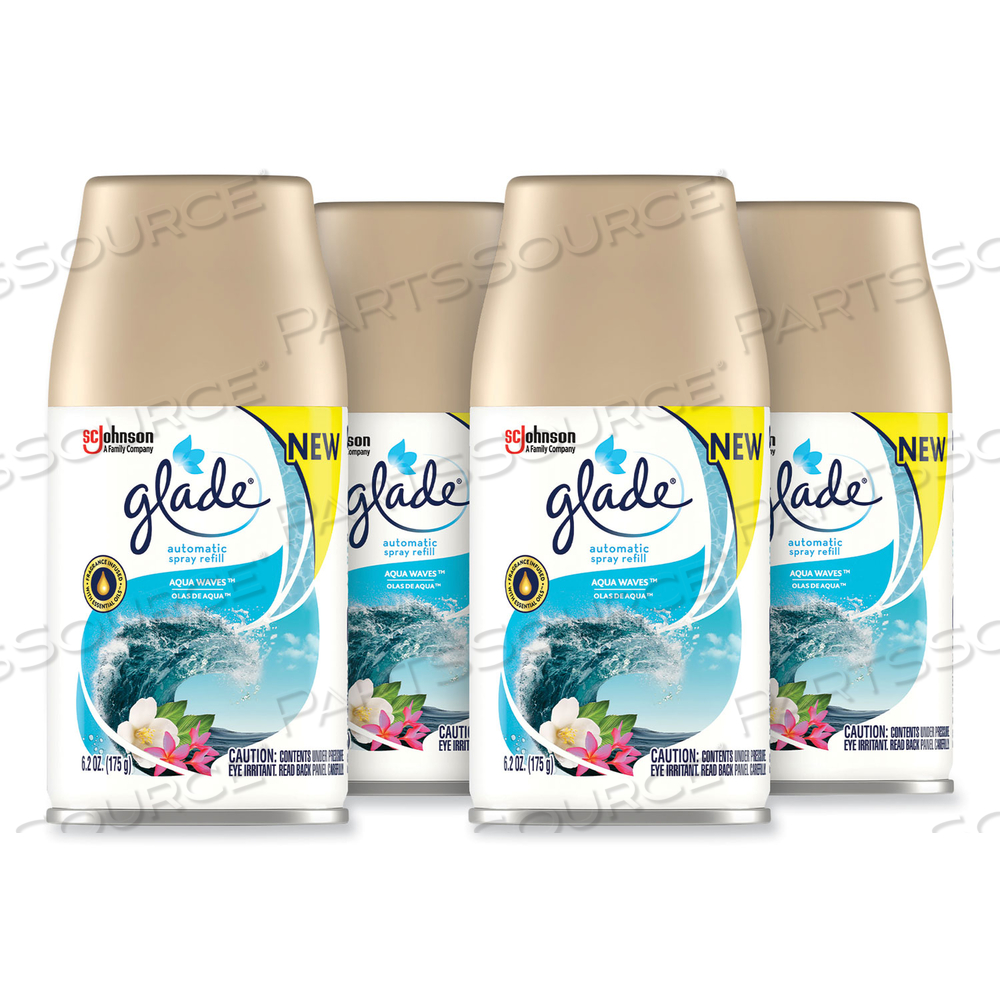 AUTOMATIC AIR FRESHENER, AQUA WAVES, 6.2 OZ by Glade