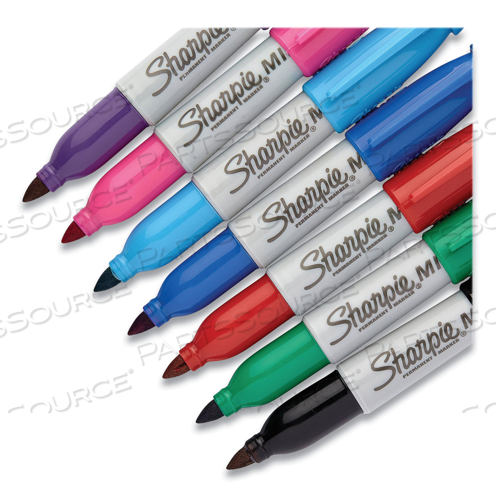 MINI PERMANENT MARKER, FINE BULLET TIP, ASSORTED COLORS by Sharpie