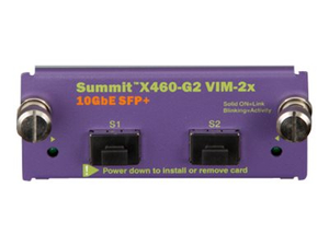 EXTREME NETWORKS SUMMIT X460-G2 SERIES VIM-2X-TAA - EXPANSION MODULE - 10 GIGE - 10GBASE-X by Extreme Network