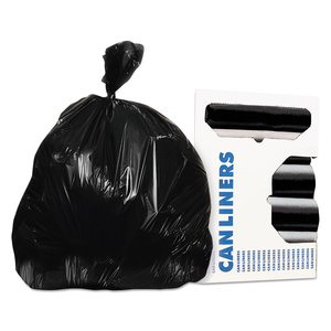 LINEAR LOW DENSITY CAN LINERS WITH ACCUFIT SIZING, 55 GAL, 0.9 MIL, 40" X 53", BLACK, 20 BAGS/ROLL by Accufit LINEAR LOW DENSITY CAN LINERS WITH ACCUFIT SIZING, 55 GAL, 0.9 MIL, 40" X 53", BLACK, 20 BAGS/ROLL by Accufit