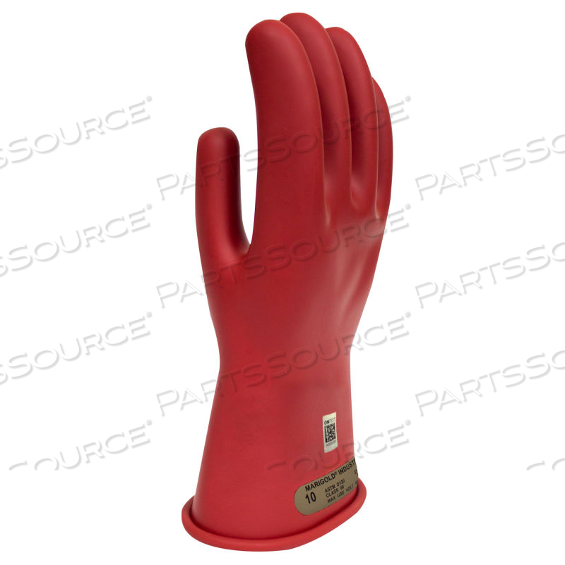 ARCGUARD CLASS 00 RUBBER VOLTAGE GLOVES, RED, SIZE 8 by National Safety Apparel ARCGUARD CLASS 00 RUBBER VOLTAGE GLOVES, RED, SIZE 8 by National Safety Apparel