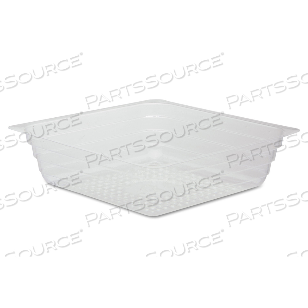 REFLECTIONS PORTION PLASTIC TRAYS, SHALLOW, 4 OZ CAPACITY, 3.5 X 3.5 X 1, CLEAR 
