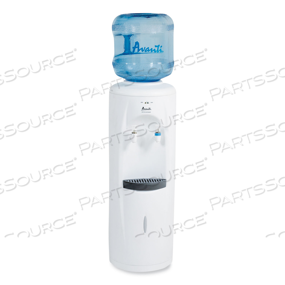 COLD AND ROOM TEMPERATURE WATER DISPENSER, 3-5 GAL, 11.5 X 12. 5 X 34, WHITE by Avanti Products