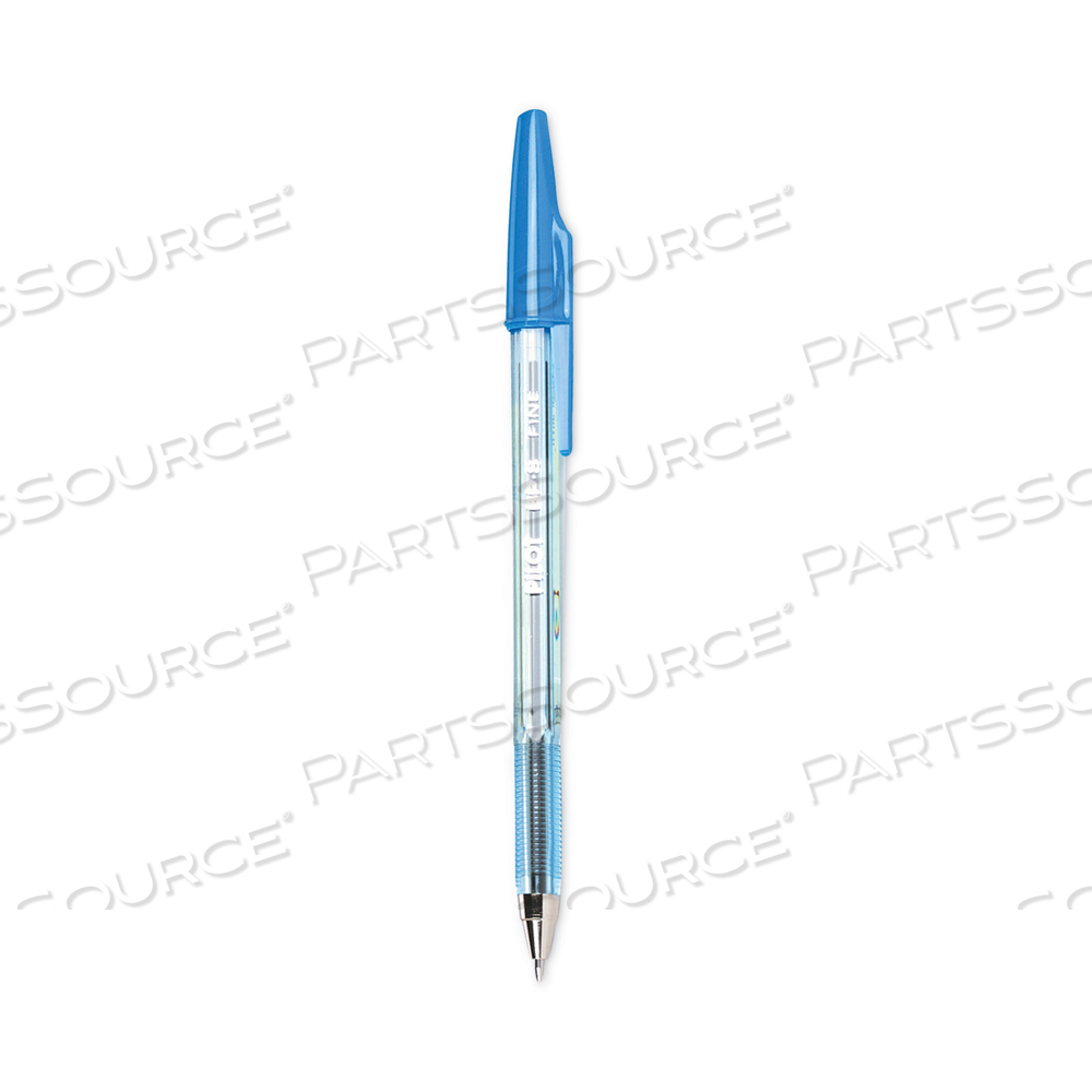 BETTER BALLPOINT PEN, STICK, FINE 0.7 MM, BLUE INK, TRANSLUCENT BLUE BARREL by Pilot