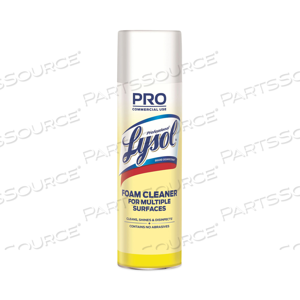 DISINFECTANT FOAM CLEANER, 24 OZ AEROSOL SPRAY by Lysol DISINFECTANT FOAM CLEANER, 24 OZ AEROSOL SPRAY by Lysol