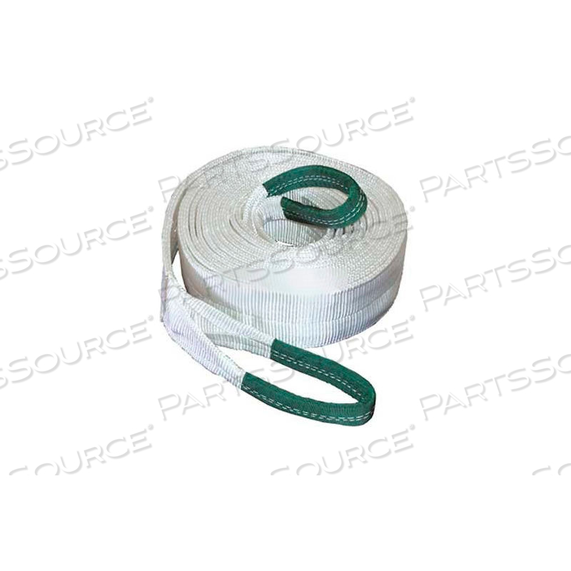 73813 40,000 LB. CAPACITY TOW STRAP 30' X 4" WITH LOOPED ENDS by KTI 73813 40,000 LB. CAPACITY TOW STRAP 30' X 4" WITH LOOPED ENDS by KTI