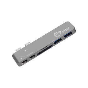 SIIG THUNDERBOLT 3 USB-C HUB WITH CARD READER & PD ADAPTER, DOCKING STATION, USB-C 3.1 / THUNDERBOLT 3 by SIIG, Inc.