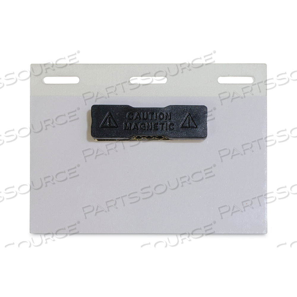 SELF-LAMINATING MAGNETIC STYLE NAME BADGE HOLDER KIT, 2" X 3", CLEAR by C-Line