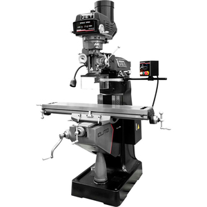 JET ETM-949 MILL WITH 3-AXIS NEWALL DP700 (KNEE) DRO AND X, Y-AXIS JET POWERFEEDS by Jet
