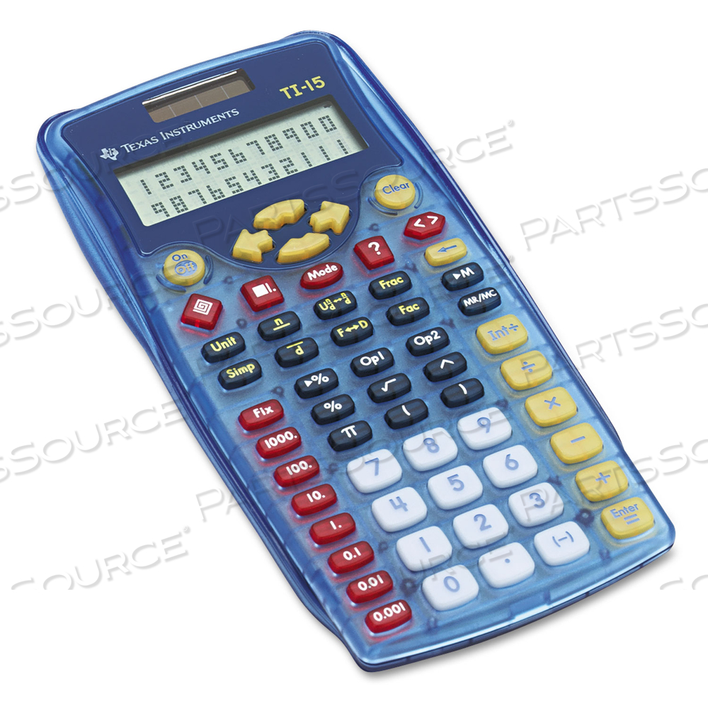 TI-15 EXPLORER ELEMENTARY CALCULATOR, 11-DIGIT LCD 