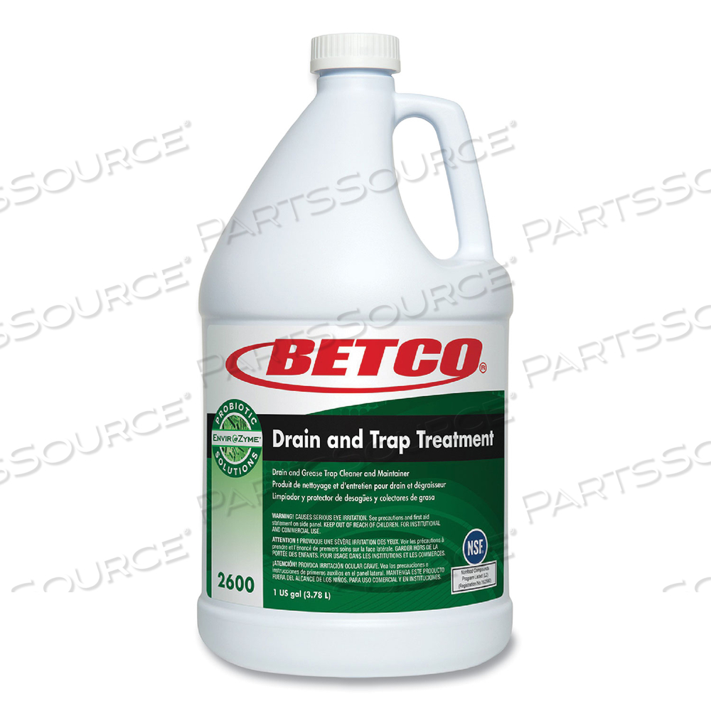 BIOACTIVE SOLUTIONS DRAIN AND TRAP TREATMENT, OCEAN SCENT, 1 GAL BOTTLE by Betco Corporation