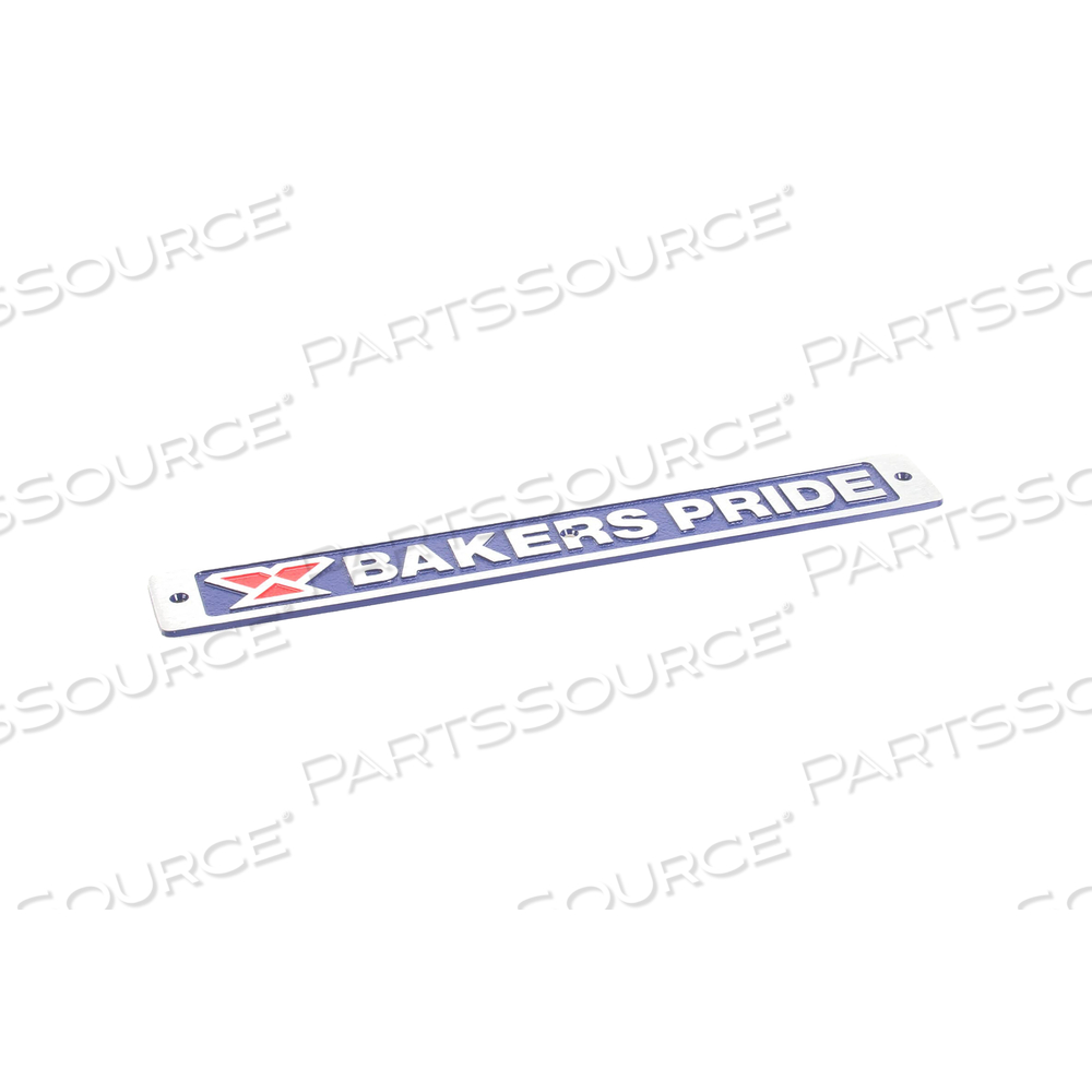 NAMEPLATE, BAKERS PRIDE, BLUE[ by Bakers Pride