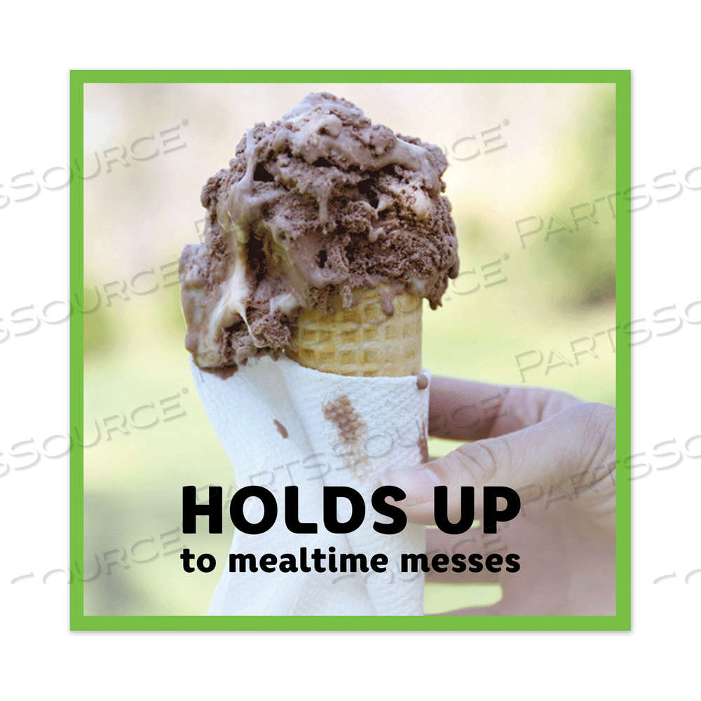 QUILTED NAPKINS, 1-PLY, 12 1/10 X 12, WHITE by Bounty