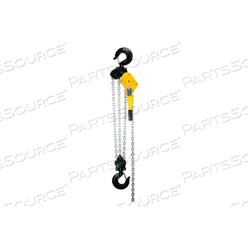 LEVER HOIST WITH STD. OVERLOAD PROTECTION 9 TON CAPACITY 15' LIFT by Oz Lifting Products