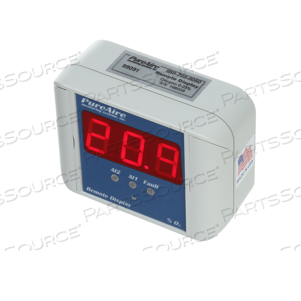 REMOTE DIGITAL LED DISPLAY by PureAire Monitoring Systems, Inc. REMOTE DIGITAL LED DISPLAY by PureAire Monitoring Systems, Inc.