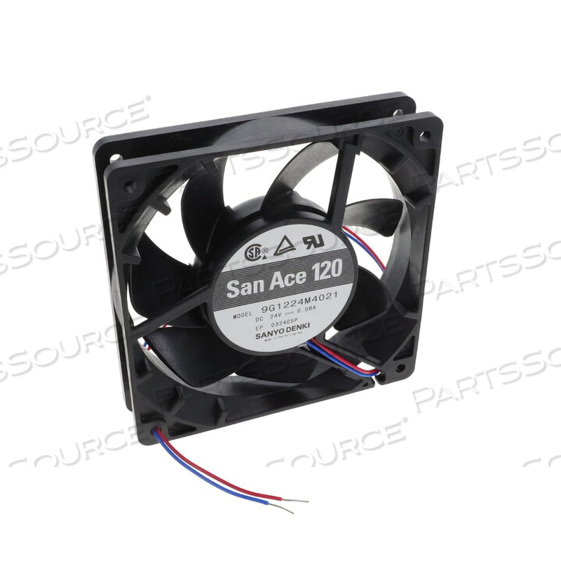 119 L X 25 W X 119MM H 59CFM 24VDC PLASTIC TUBEAXIAL FAN by Digi-Key