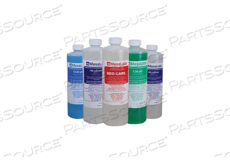 16OZ 14.0 MS/CM AND 7.00 PH 1 PINT CONDUCTIVITY + BUFFER SOLUTION BOTTLE COMBO SOLUTION by Mesa Laboratories, Inc.