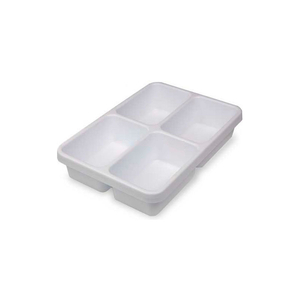 4-POCKET DRAWER ORGANIZER PLASTIC TRAY, 14"W X 10"D X 3"H by TrippNT, Inc
