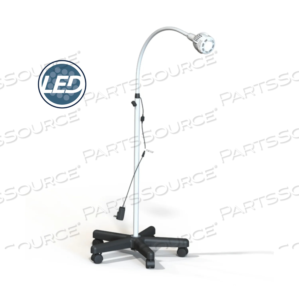 7W 100-240VAC 50/60HZ GLEAMER LED WIDE BEAM FLOOR EXAM LIGHT by Burton Medical