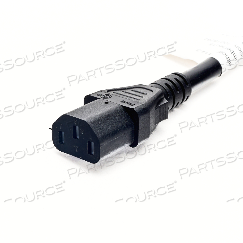 4 M LONG, 125 V WITH 15 A POWER CORD PLUG, BLACK by GE Healthcare 4 M LONG, 125 V WITH 15 A POWER CORD PLUG, BLACK by GE Healthcare
