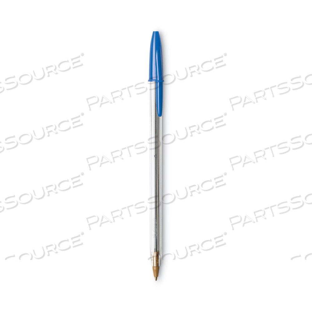 CRISTAL XTRA SMOOTH BALLPOINT PEN, STICK, MEDIUM 1 MM, BLUE INK, CLEAR BARREL by BIC CRISTAL XTRA SMOOTH BALLPOINT PEN, STICK, MEDIUM 1 MM, BLUE INK, CLEAR BARREL by BIC