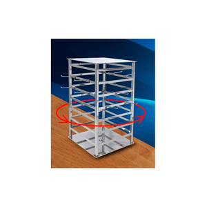 4 WAYS SPINNING CHROME JEWERLY DISPLAY by Amko Displays LLC