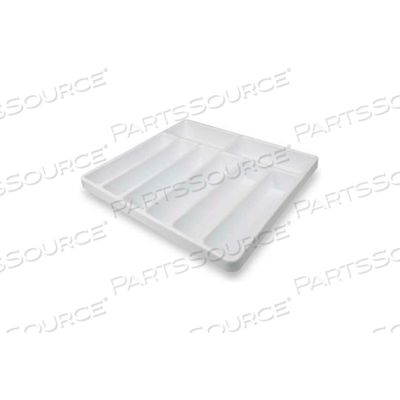 WHITE POLYSTYRENE BIG 8 COMPARTMENT DRAWER ORGANIZER, 19"W X 18"D X 2"H by TrippNT, Inc WHITE POLYSTYRENE BIG 8 COMPARTMENT DRAWER ORGANIZER, 19"W X 18"D X 2"H by TrippNT, Inc