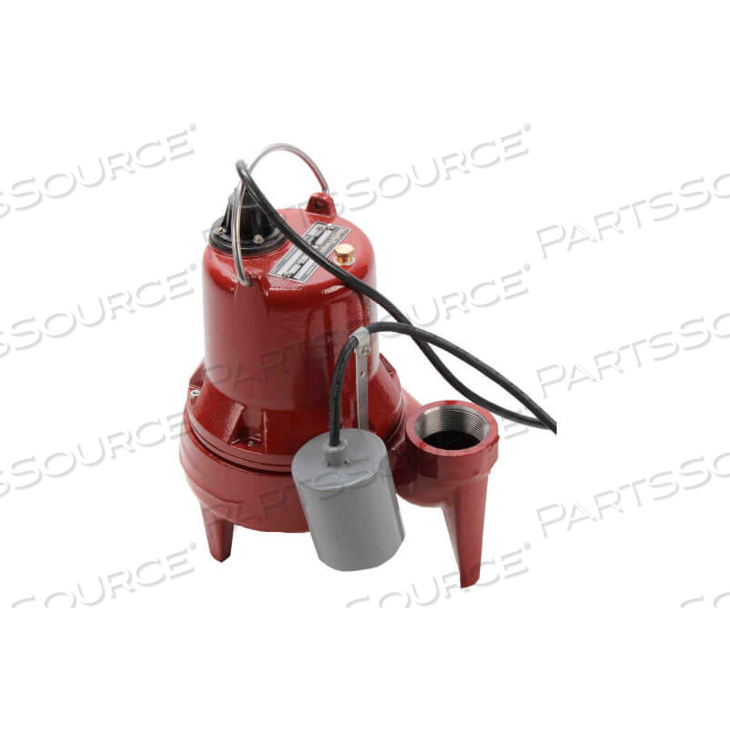 1/2 HP, 115V, 19FT SHUTOFF, 120 GPM, 2" DISCHARGE SEWAGE PUMP by Liberty Pumps