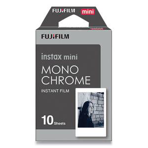 MONOCHROME INSTAX FILM, BLACK AND WHITE, 10 SHEETS by Fujifilm (Consumer Electronics)