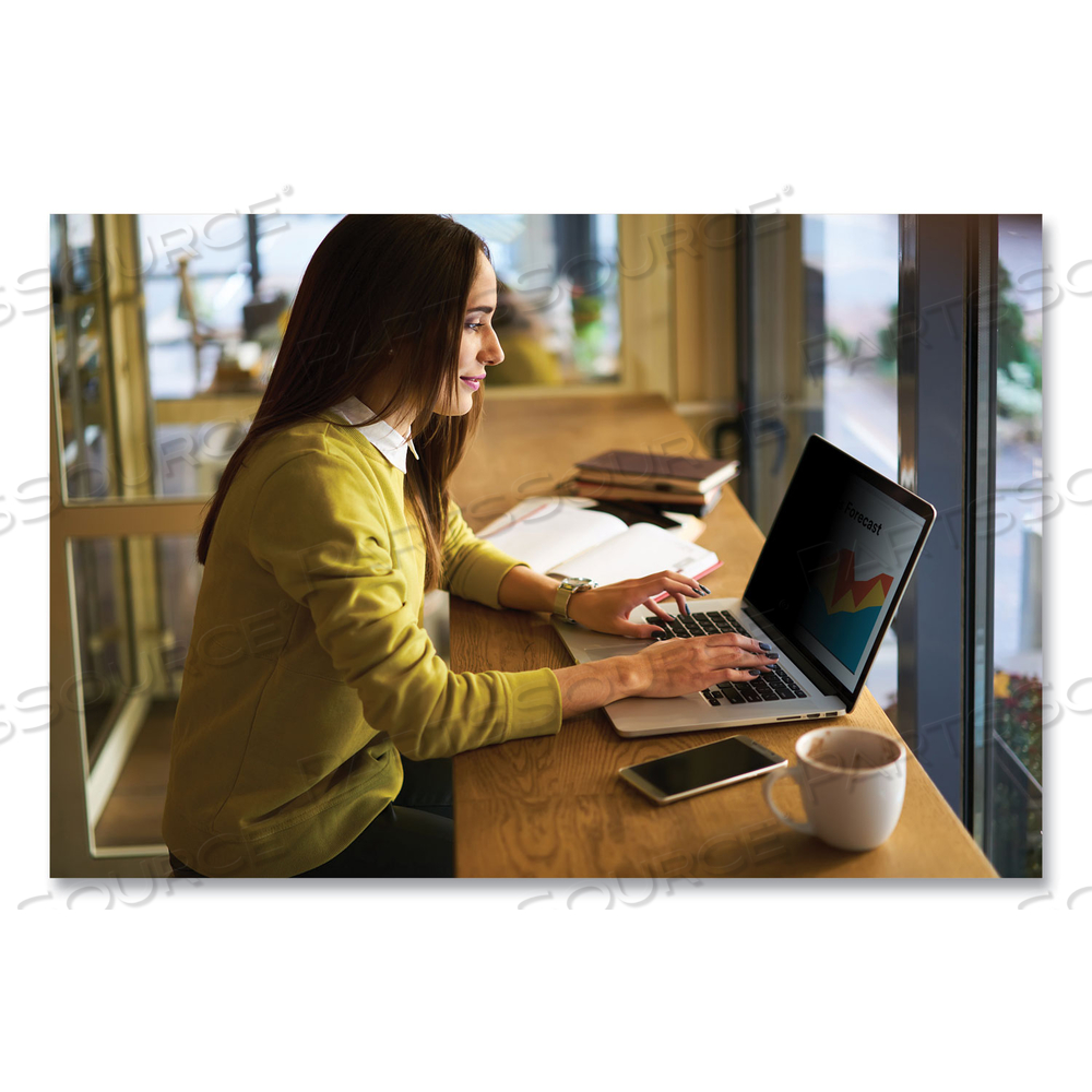 BRIGHT SCREEN PRIVACY FILTER FOR 15:6" FULL SCREEN WIDESCREEN, FITS LAPTOP/2-IN-1, 16:9 ASPECT RATIO by 3M Consumer
