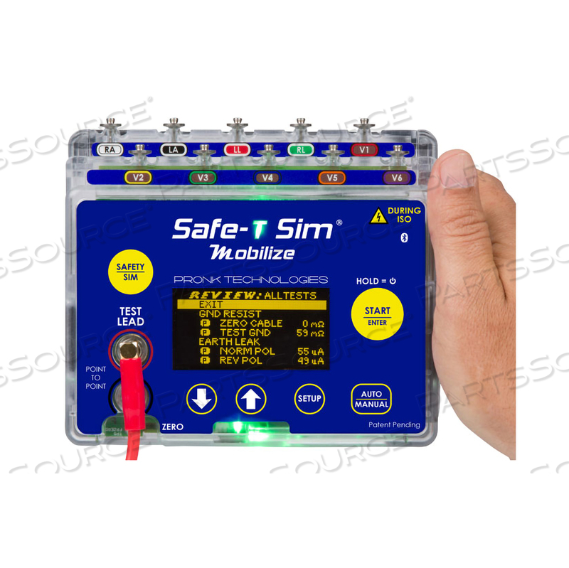 MOBILIZE ELECTRICAL SAFETY ANALYZER AND TESTER by Pronk Technologies Inc