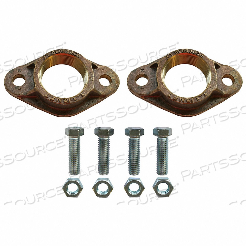 1IN STAINLESS STEEL FLANGE SET FOR HV/PL45/PL50 SERIES BRONZE CIRCULATOR PUMP by Bell & Gossett 1IN STAINLESS STEEL FLANGE SET FOR HV/PL45/PL50 SERIES BRONZE CIRCULATOR PUMP by Bell & Gossett