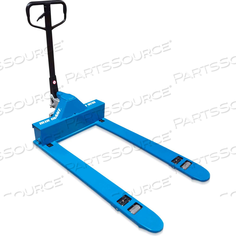 MANUAL 4-WAY PALLET JACK TRUCK - 3300 LB. CAPACITY - 33" X 48" by Blue Giant Equipment Corp.